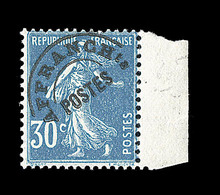 ** PREOBLITERES - ** - N°60 - 30c Bleu - BdF - Signé Calves -TB - 1893-1947