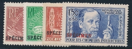 (*) TIMBRES SPECIMEN - (*) - N°32/35 - Série Chômeurs Intellectuels - TB - Specimen