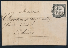 DEV TIMBRES TAXE - DEV - N°1 - 10c Noir Litho - Obl. T15 Orléans - 20/2/59 - TB - 1859-1959.. Ungebraucht