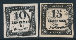 O TIMBRES TAXE - O - N°2/3 - Belles Marges- TB - 1859-1959.. Ungebraucht