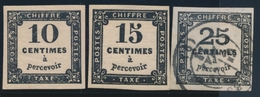 * TIMBRES TAXE - * - N°2/3, 5A Oblitéré - TB - 1859-1959 Neufs