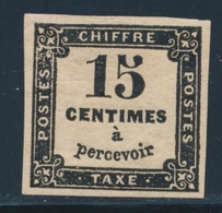 * TIMBRES TAXE - * - N°3 - 15c Noir - TB - 1859-1959 Postfris