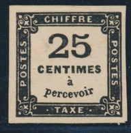 * TIMBRES TAXE - * - N°5 - 25c Noir - TB - 1859-1959 Postfris