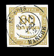 O TIMBRES TAXE - O - N°8 - 60c Bistre - Belles Obl. - TB - 1859-1959 Mint/hinged