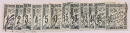 O TIMBRES TAXE - O - N°10/21 - 12 Valeurs - TB - 1859-1959 Mint/hinged