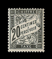 * TIMBRES TAXE - * - N°17 - Comme** -TF/ TB - 1859-1959.. Ungebraucht