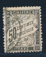 O TIMBRES TAXE - O - N°20 - 50c Noir - TB - 1859-1959 Mint/hinged