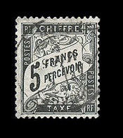 O TIMBRES TAXE - O - N°24 - 5F Noir - TB - 1859-1959 Mint/hinged