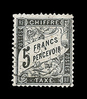 O TIMBRES TAXE - O - N°24 - 5F Noir - B - 1859-1959.. Ungebraucht