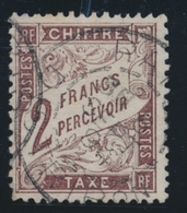 O TIMBRES TAXE - O - N°26 - 2F Marron - TB - 1859-1959.. Ungebraucht