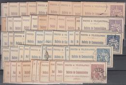 O TIMBRES - TELEPHONE - O - N°22 X20, 24 X20, 26 X10 - Obl. Variées Dt ALGER - TB - Telegraphie Und Telefon