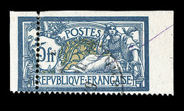 ** VARIETES - ** - N°123 - 5F Merson - Exceptionnelle Variété De Piquage - TB - Unused Stamps