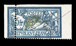 ** VARIETES - ** - N°123 - 5F Merson - Exceptionnelle Variété De Piquage - TB - Ongebruikt