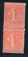 ** VARIETES - ** - N°199 - Paire - Impression S/Raccord - TB - Unused Stamps