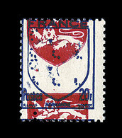 ** VARIETES - ** - N°605 - NORMANDIE -décalage Spectac. Des Couleurs / Variété De Piquage Sup. - TB - Unused Stamps