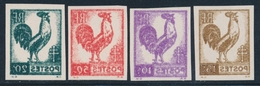 ** VARIETES - ** - N°633, 646/48 - Recto Verso - ND - TB - Unused Stamps