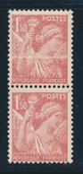 ** VARIETES - ** - N°652 - Paire Vert Dt 1 Ex Impression S/Raccord - TB - Unused Stamps