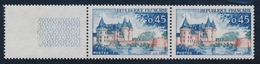 ** VARIETES - ** - MAU N°1313a - Château Blanc Tenant à Normal - TB - Unused Stamps