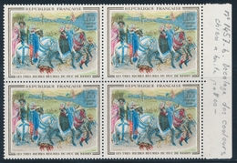 ** VARIETES - ** - N°1457c - Chien à 8 Pattes - Bloc De 4 - Bdf - TB - Unused Stamps