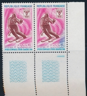 ** VARIETES - ** - N°1547 - Défaut D'essuyage - Tenant à Cheval - TB - Unused Stamps