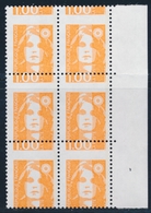 ** VARIETES - ** - N °2620 - Bloc De 6 - Piquage à Cheval - TB - Unused Stamps