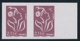 ** VARIETES - ** - Mau N°3966b - Paire - Bdf - TB - Unused Stamps