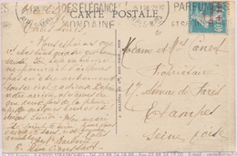 CP CA Sur Lettre - CP - N°246 - Obl. Flamme De NICE 25/1/28 - B - Briefe U. Dokumente