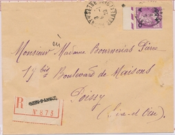 L CA Sur Lettre - L - N°251 - Bdf - Obl Rosny S/Seine - S/recom. TB - Storia Postale