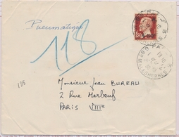 L CA Sur Lettre - L - N°255 Obl Paris - 18/10/30 S/pli Recom. - TB - Brieven En Documenten