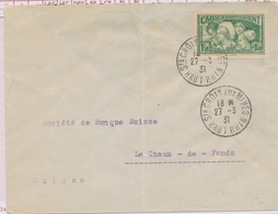 L CA Sur Lettre - L - N°269 Obl Ste Croix Aux Lines - 27/3/31 - TB - Briefe U. Dokumente