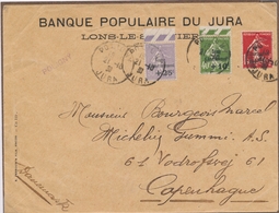 L CA Sur Lettre - L - N°275/77 - Obl Poligny - 21/10/31 Pr Le Danemark - TB - Covers & Documents