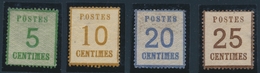 * TIMBRES D'ALSACE LORRAINE (1870-71) - * - N°4/7 - Fortes Traces - Petits Déf. - B-B/TB - Sonstige & Ohne Zuordnung