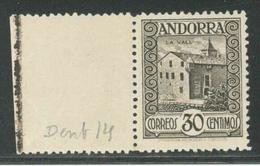 ** ANDORRE ESP. - ** - N°21A - BDF - TB/SUP - Unused Stamps