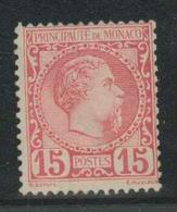 ** MONACO - ** - N°5 - 15c Rose - TB - Other & Unclassified