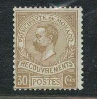 (**) MONACO / TIMBRES TAXE - (**) - N°10 - Regommé - TB - Other & Unclassified