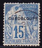 O GUADELOUPE - O - N°19a (B) - Surcharge GUAD"B"LOUPE- TB - Other & Unclassified
