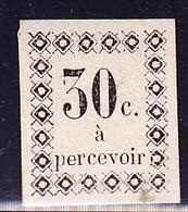 (*) GUADELOUPE - TIMBRES TAXE - (*) - N°5 - 30c Noir S/blanc - TB - Andere & Zonder Classificatie