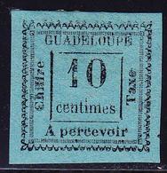 * GUADELOUPE - TIMBRES TAXE - * - N°7 - Signé A. Brun - TB - Autres & Non Classés