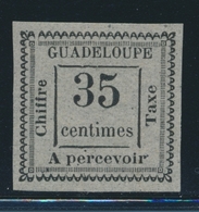 * GUADELOUPE - TIMBRES TAXE - * - N°11 - 35c - TB - Altri & Non Classificati