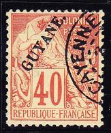 O GUYANE - O - N°26- 40c Rge Orange - TB - Altri & Non Classificati