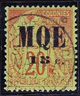 O MARTINIQUE - TIMBRES POSTE - O - N°2 - 15c S/20 - Signé A. Brun - TB - Andere & Zonder Classificatie