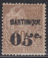 * MARTINIQUE - TIMBRES POSTE - * - N°12a - 05 S/30c - "5" Penché - TB - Sonstige & Ohne Zuordnung