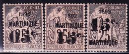 * MARTINIQUE - TIMBRES POSTE - * - N°27/30 - Sf N°29 - TB - Altri & Non Classificati