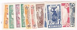 ** MARTINIQUE - TIMBRES POSTE - ** - N°92/104 - TB - Other & Unclassified