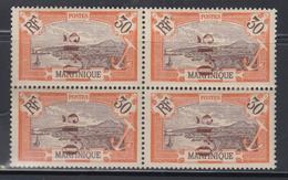 * MARTINIQUE - TIMBRES POSTE - * - N°108 - 0,15 S/30c - En Bloc De 4 - TB - Sonstige & Ohne Zuordnung