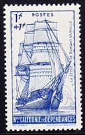 ** NOUVELLE CALEDONIE - ** - N°190b - 1F +1F Bleu - TB - Vide