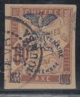 O NELLE CALEDONIE - TIMBRES TAXE - O - N°13 - 60c Brun - Signé A. Brun - TB - Vide