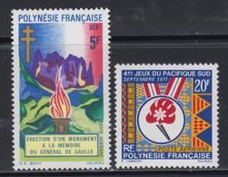 ** POLYNESIE - POSTE AERIENNE - ** - N°34/39, 45/46 - TB - Vide