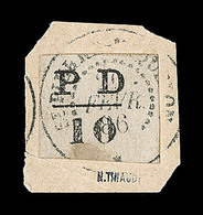 F SAINT PIERRE ET MIQUELON - F - N°16 - PD/10 - Signé Champion - Belle Obl. Du 20 FEVR 1886 - TB - Vide