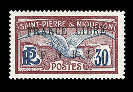 * SAINT PIERRE ET MIQUELON - * - N°233 - Signé Calves / Brun - TB - Vide